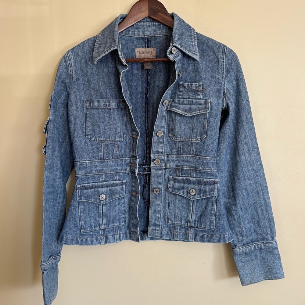 Buffalo| David Bitton Light Denim Jacket Sz S